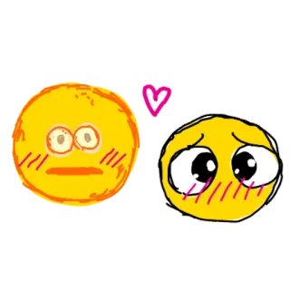 👩‍❤️‍💋‍👩 Emoji, Amor, Fofo, Ruborizar, Coração telegram sticker