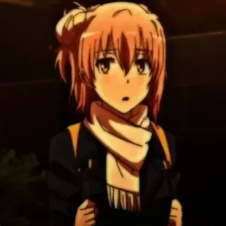 🖇 Yui Yuigahama My Teen Romantic Comedy SNAFU Anime, Personage, Animatie, Meisje, Cartoon telegram sticker