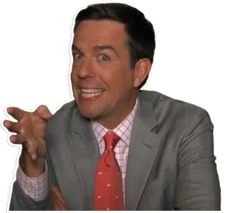 🫲 Andy Bernard The Office Andy Bernard, The Office, Serie TV, Comedia, Meme telegram sticker