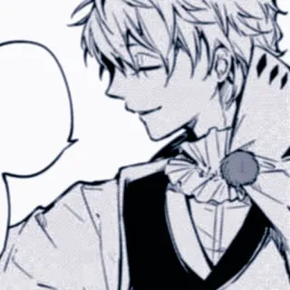 🥜 Anime, Manga, Postać, Rysunek, Portret telegram sticker