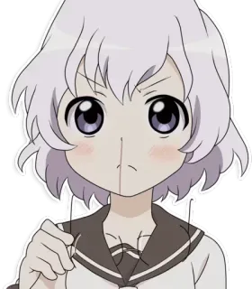 👍 Anime, Personaggio, Ragazza, Adesivo telegram sticker