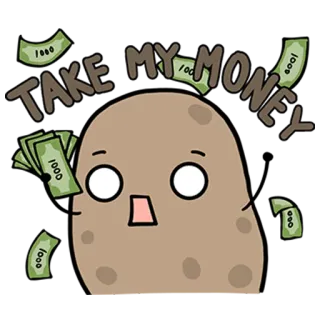 Life is Potato telegram stickers