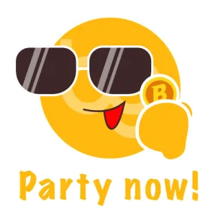 👯‍♀️ Party now! emoji, party, sunglasses, celebration telegram sticker