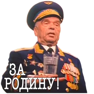 🇷🇺 ЗА РОДИНУ! รัสเซีย, ทหาร, ทหาร, ชนแก้ว, วอดก้า, สหภาพโซเวียต, โซเวียต, เครื่องแบบ, ความรักชาติ telegram sticker