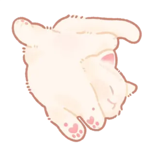 🐾 猫, 子猫, かわいい, 動物, ペット, 眠い, 睡眠, 可愛い telegram sticker