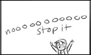😢 no stop it comic, screaming, no, stop, protest telegram sticker