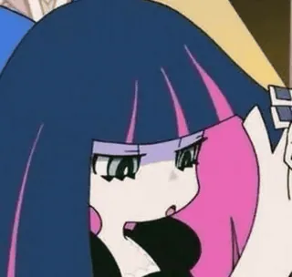 💗 Stocking Anarchy Panty & Stocking with Garterbelt Anime, Panty & Stocking, Stocking Anarchy, Friedenszeichen telegram sticker