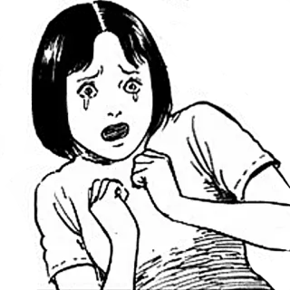 😢 Anime, Manga, Llorando, Triste, Miedo, Angustia whatsapp sticker