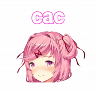 😏 cac อนิเมะ, มังงะ, การ์ตูน, สติกเกอร์, น่ารัก telegram sticker