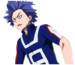 😲 Hitoshi Shinso My Hero Academia 动漫, 少年, 英雄, 学生, 心操 telegram sticker
