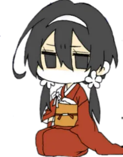 😐 Anime, Quimono, Mangá, Personagem, Fofo telegram sticker