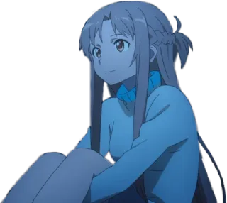 🙂 Asuna Yuuki Sword Art Online Anime, Personagem, Sword Art Online, Asuna, Yuuki telegram sticker