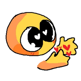 😘 Emoji, Amor, Fofo, Kawaii, Expressão, Feliz telegram sticker