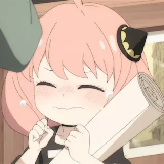 🍄 Anya Forger Spy × Family Anime, Dziewczyna, Słodkie, Płacz, Smutne telegram sticker