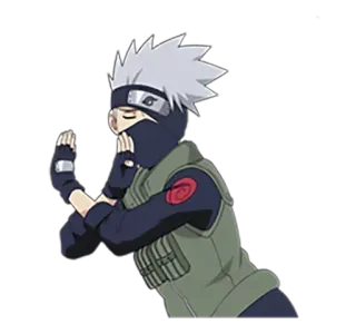 🥷 Kakashi Naruto anime, ninja, kakashi, naruto, character, sticker telegram sticker