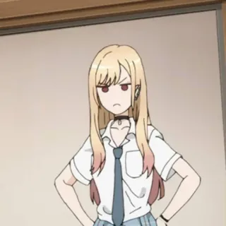 Low quality Marin { @ichibanStickers56 } — @stckrRobot whatsapp stickers