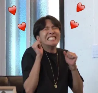 🥰 person, man, hearts, emotion, happy telegram sticker