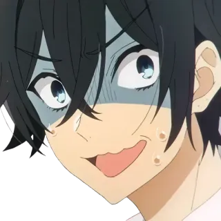 ❤ Anime, besorgt, verängstigt, lustig, Manga, Ausdruck telegram sticker