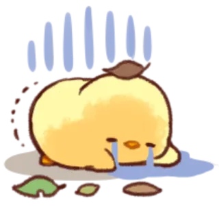 😭 плач, грустный, слеза, эмоция, расстроенный, мультяшный, персонаж telegram sticker