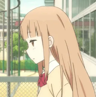 🥕 Anime, Schulmädchen, Charakter, Illustration whatsapp sticker