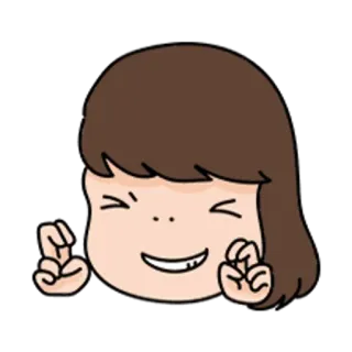 🐼 卡通, 角色, 女性, 动漫 telegram sticker