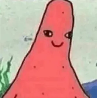 🙂 Patrick Star Cartoon, Spongebob, Patrick, Meme, Grappig telegram sticker