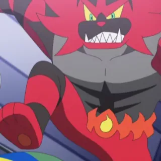 😡 Incineroar Pokemon pokemon, incineroar, fire type, fighting type telegram sticker