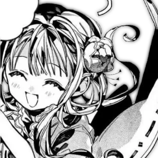 😀 Anime, Mangá, Menina, Sorriso, Feliz, Fofo telegram sticker