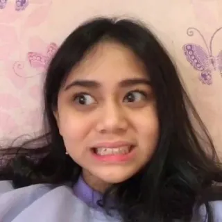 🌷 orang, wanita, wajah, ekspresi whatsapp sticker