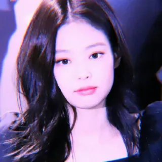 🥡 Jennie Kim K-pop, Penyanyi, Blackpink, Wanita, Potret, Selebriti telegram sticker