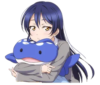 😑 Umi Sonoda Love Live! Anime, Garota, Fofa, Uniforme escolar, Umi Sonoda, Love Live!, Idol whatsapp sticker