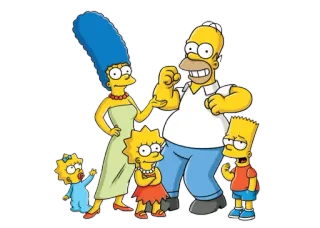 😊 The Simpsons cartoon, family, animated, comedy, simpsons whatsapp sticker