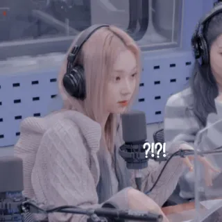 ☕ ?!?! kpop, aespa, karina, ningning, radio telegram sticker