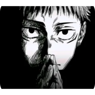 😐 Yuji Itadori Jujutsu Kaisen whatsapp sticker