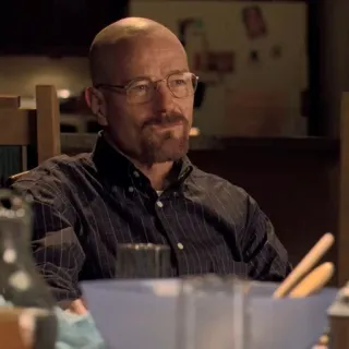 🧪 Walter White Breaking Bad tv show, drama, chemistry, character, cooking, heisenberg telegram sticker