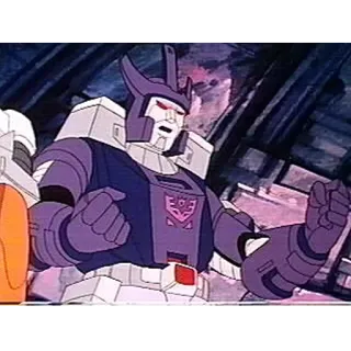 😡 Galvatron Transformers robot, villain, transformers, cartoni animati, decepticon whatsapp sticker