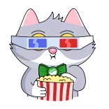 СберКот и Куся @TgSticker telegram stickers