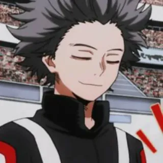 😌 Anime, Manga, Personaje, Chico, Sonrisa, Dibujo animado telegram sticker