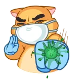 Coronavirus Animated (@TgSticker) telegram stickers