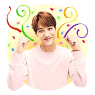 🎉 celebração, confete, festa, alegria, feliz, sucesso telegram sticker
