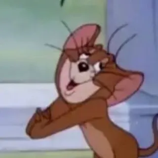 🥴 Jerry Tom and Jerry Dibujos animados, Ratón, Divertido, Lindo telegram sticker