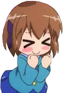 😆 Anime, Dibujos animados, Lindo, Kawaii, Chibi whatsapp sticker