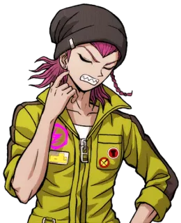🤔 Kazuichi Souda Danganronpa Anime, Juego, Danganronpa, Kazuichi Souda telegram sticker