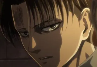 🌟 Levi Ackerman Attack on Titan Anime, L'Attacco dei Giganti, Levi, Levi Ackerman, Manga, Personaggio telegram sticker