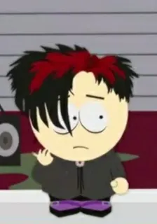 🖕 South Park South Park, Cartoon, Humor, Animation, Finger telegram sticker