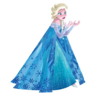 🤷 Elsa Frozen Elsa, Frozen, Disney, cartoon, animation, ice, princess, snow telegram sticker