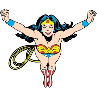 😙 Wonder Woman superhéroe, cómic, DC Comics, Wonder Woman telegram sticker