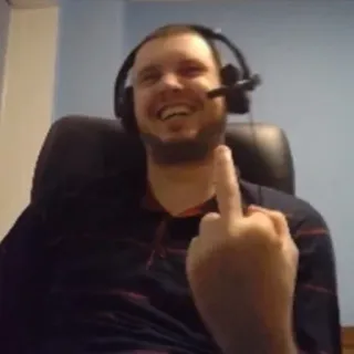 🖕 mittelfinger, beleidigend, geste, unhöflich, kränkend, respektlos whatsapp sticker