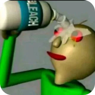 🧸 Baldi Baldi's Basics in Education and Learning BLEACH telegram sticker
