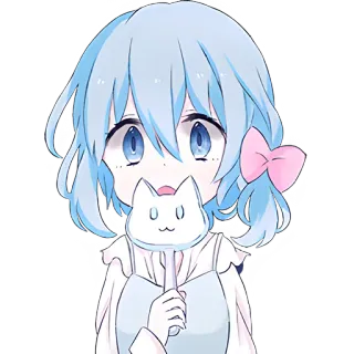 😅 Anime, Mädchen, Süß, Charakter, Lolli, Kawaii telegram sticker